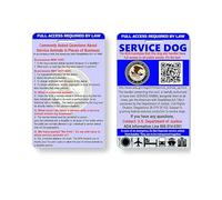 Just 4 Paws - Tarjeta de identificación para Perro, Incluye Registro para el Registro de Perros de U S Service