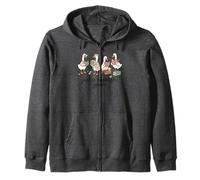 Just a Bookish Goose Cute Reading Aesthetic Sudadera con Capucha