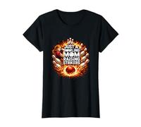 Just A Bowling Mom Raising Strikers - Bowling Mom Present Camiseta