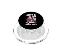 Just A Boy Who Love Anime and Ramen Funny Anime Lover PopSockets PopGrip para MagSafe