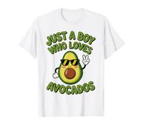 Just a Boy Who Loves Avocados Avocado Teen Boys Toddler Kid Camiseta