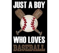 Just A Boy Who Loves Baseball: A Cool Baseball-themed notebook, perfect for Boy and teens to write diaries and notes , (6*9) Inches 120 Pages