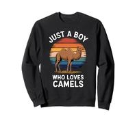 Just A Boy Who Loves Camels Desert Fan Kids Boys Camel Sudadera