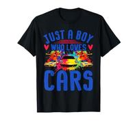 Just a Boy Who Loves Cars - Cool Sleek Sports Car Entusiasta Camiseta