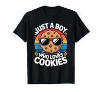 Just A Boy Who Loves Cookies Cookie Lover Bakery Boy Kid Camiseta
