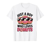 Just a Boy Who Loves Donuts Donut Teen Boys Toddler Kid Camiseta