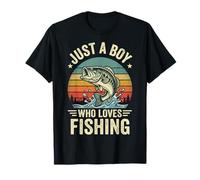 Just A Boy Who Loves Fishing Camiseta