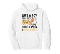 Just A Boy Who Loves Guinea Pigs and Video Games Sudadera con Capucha