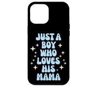 Just a Boy Who Loves His Mama Cute Family Loving Tees Mugs Carcasa para iPhone 12 Pro MAX