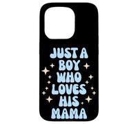 Just a Boy Who Loves His Mama Cute Family Loving Tees Mugs Carcasa para iPhone 15 Pro