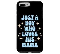 Just a Boy Who Loves His Mama Cute Family Loving Tees Mugs Carcasa para iPhone 7 Plus/8 Plus