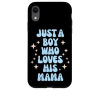 Just a Boy Who Loves His Mama Cute Family Loving Tees Mugs Carcasa para iPhone XR