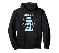 Just a Boy Who Loves His Mama Cute Family Loving Tees Mugs Sudadera con Capucha