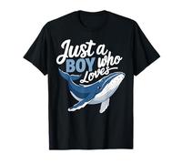 Just A Boy Who Loves Humpback Whales as Whale Watching Ocean Camiseta