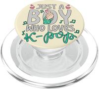 Just a Boy Who Loves K-Pop Fandom Celebración PopSockets PopGrip para MagSafe