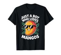 Just a Boy Who Loves Mangos Mango Fruit Men Boys Kds Teens Camiseta