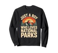 Just A Boy Who Loves National Parks Sudadera