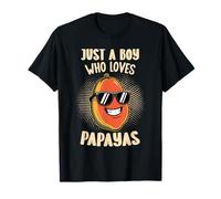 Just a Boy Who Loves Papayas Papaya Fruit Boys Kds Camiseta