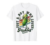 Just a Boy Who Loves Pickles Pickle Teen Boys Toddler Kid Camiseta