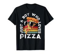 Just a Boy Who Loves Pizza Pizza Lover Teen Boys Toddler Kid Camiseta