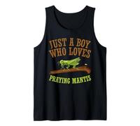 Just A Boy Who Loves Praying Mantis Camiseta sin Mangas