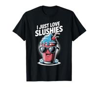 Just a Boy Who Loves Slushies Cool Fun Summer Slushy Drink Camiseta