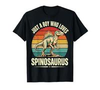 Just A Boy Who Loves Spinosaurus Camiseta