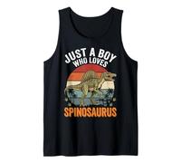 Just A Boy Who Loves Spinosaurus Camiseta sin Mangas