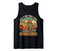 Just A Boy Who Loves Spinosaurus Camiseta sin Mangas