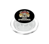 Just A Boy Who Loves Spinosaurus PopSockets PopGrip para MagSafe