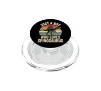 Just A Boy Who Loves Spinosaurus PopSockets PopGrip para MagSafe