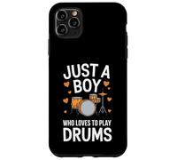 Just a Boy Who Loves to Play Drums Carcasa para iPhone 11 Pro Max