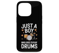Just a Boy Who Loves to Play Drums Carcasa para iPhone 13 Pro
