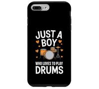 Just a Boy Who Loves to Play Drums Carcasa para iPhone 7 Plus/8 Plus