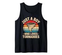 Just A Boy Who Loves Tornadoes Camiseta sin Mangas