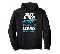 Just A Boy Who Really Loves Mosasaurus Sudadera con Capucha