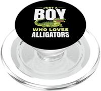 Just A Boys Who Loves Cocodrilo Gator Lover PopSockets PopGrip para MagSafe