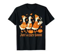Just A Cozy Goose Halloween Tonto Divertido Camiseta