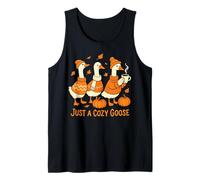 Just A Cozy Goose Halloween Tonto Divertido Camiseta sin Mangas
