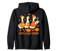 Just A Cozy Goose Halloween Tonto Divertido Sudadera con Capucha