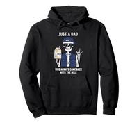 Just a Dad Who Always Came Back with The Milk Father's Day Sudadera con Capucha
