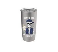Just a Dad Who Always Came Back with The Milk Father's Day Vaso térmico de acero inoxidable de doble pared