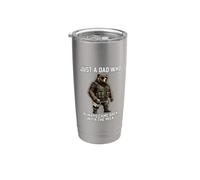 Just A Dad Who Always Came Back With The Milk Vaso térmico de acero inoxidable de doble pared