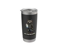 Just A Dad Who Always Came Back With The Milk Vaso térmico de acero inoxidable de doble pared