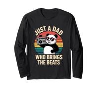 Just A Dad Who Bring The Beats Father's Day Manga Larga