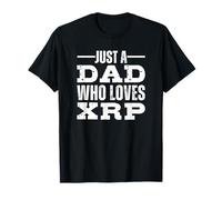 Just A Dad Who Loves XRP Crypto Merchandise Camiseta
