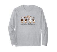 Just a Football Goose,Game Day Party, Tailgate with The Flock Manga Larga