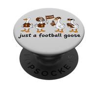 Just a Football Goose,Game Day Party, Tailgate with The Flock PopSockets PopGrip Adhesivo