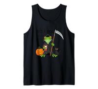Just a Frog Doing Grim Things - Rana de Halloween - Rana Divertida Camiseta sin Mangas