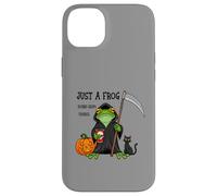 Just a Frog Doing Grim Things - Rana de Halloween - Rana Divertida Carcasa para iPhone 14 Plus